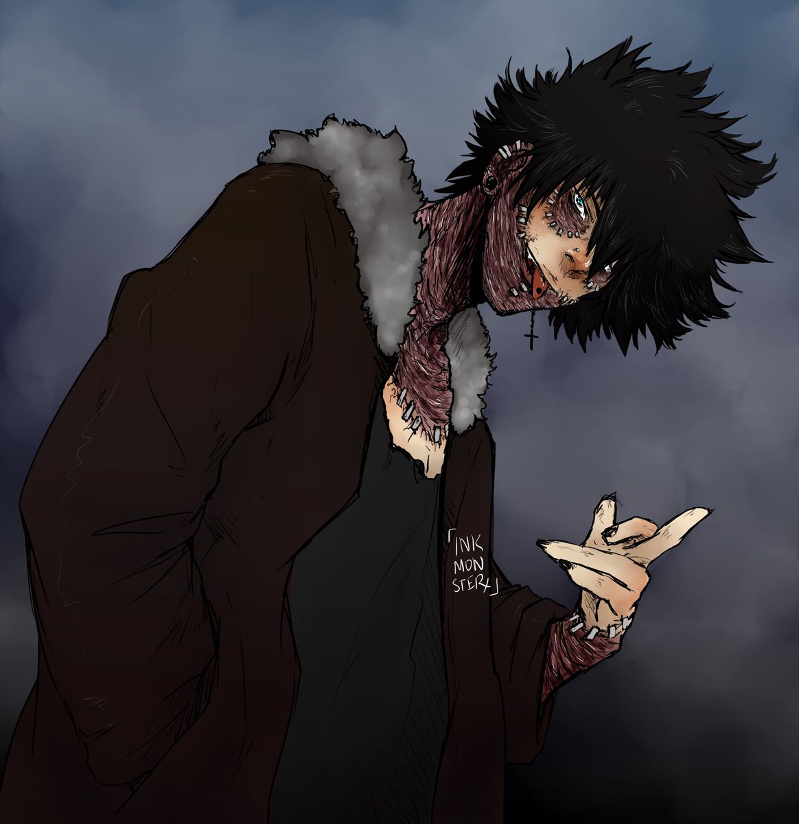 Dabi redraw #dabi #myheroacademia #fanart.