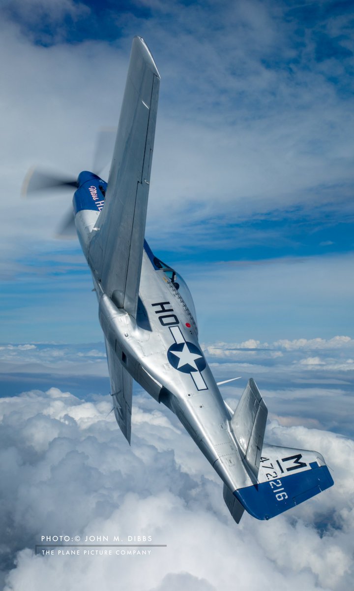 JohnMDibbs's tweet photo. Personally as an air to air photographer, shooting #historicaircraft is like getting to play in the top league of your favoured sport. @MissHelenP51 is, without doubt, a jewel in the historic aviation crown 
⁣ https://t.co/6F8HmFV3iQ