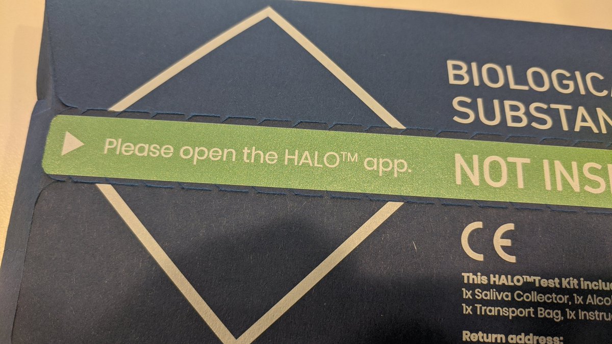 Why is saliva so much better than swabs? Simply put, because it’s easier. Students and staff at Exeter can take their own samples, then put them in this box to send offThe result comes back via an app