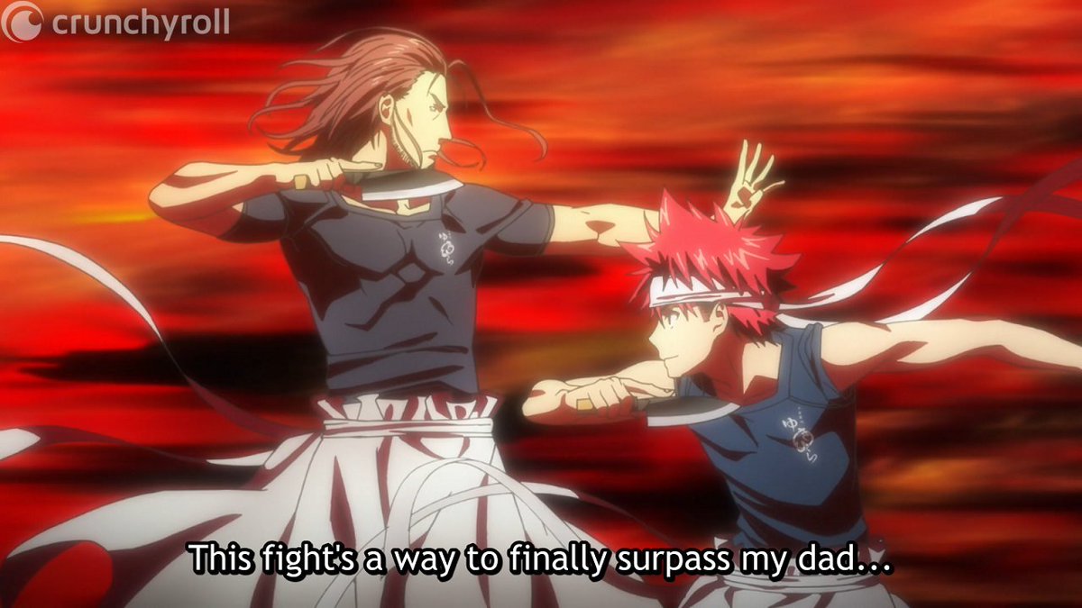 Food Wars: Shokugeki no Soma! on X: Surpassing his dad New