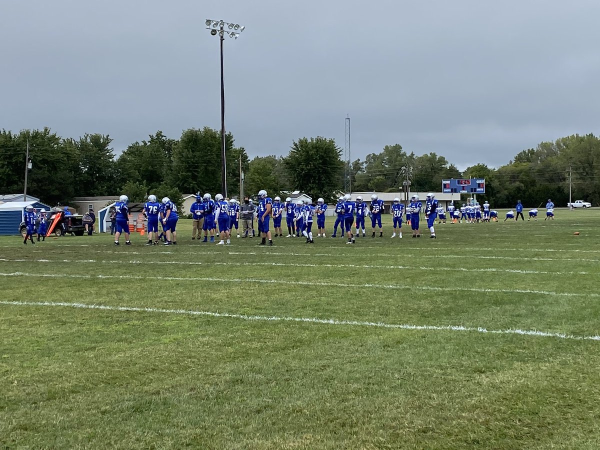 Ready to watch our football team take on Holton today. We’ve got great football weather! #PLMSPride