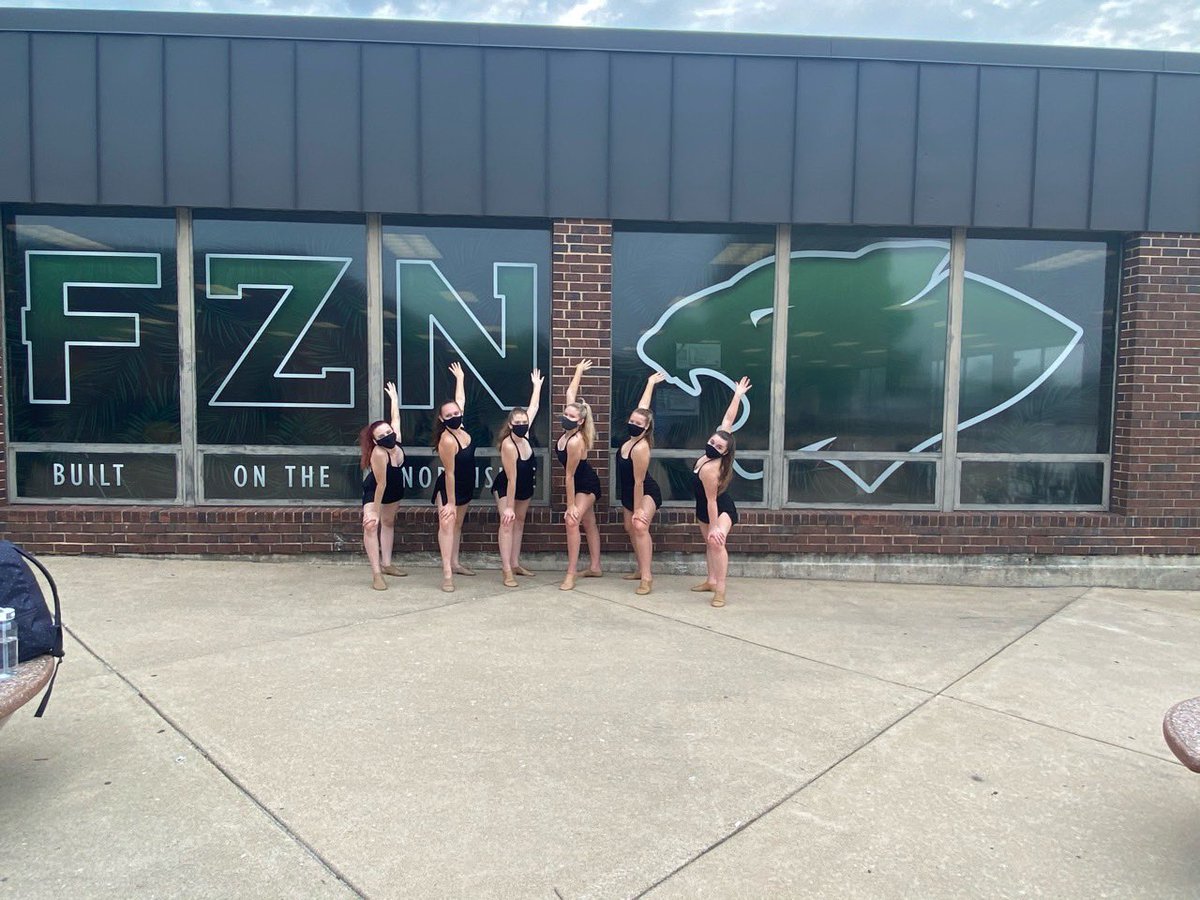 Meet your JV dance who rocked the feild today with the dance “Team”