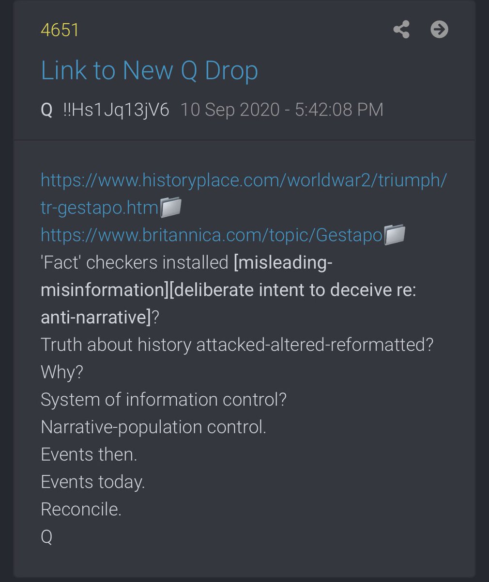 4651-'Fact' checkers installed [misleading-misinformation][deliberate intent to deceive re: anti-narrative]?Truth about history attacked-altered-reformatted?Why?System of information control?Narrative-population control.Events then.Events today.Reconcile.Q