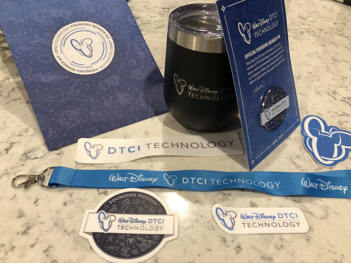 Dieg0m's tweet photo. #DTCITechnology founding member kit has arrived! Awesome technology company to work for! #Disney #ESPN #Marvel #natgeo #ABC #ABCNews https://t.co/vMONWURxxV