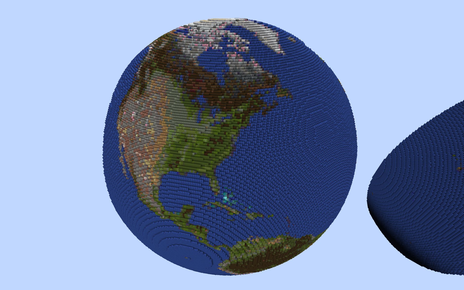 Ethan on Twitter: "made 1.16.2 version of @realCarykh's sphere projection thingy for minecraft, with an expanded block palette https://t.co/67pnzlFivV" / Twitter