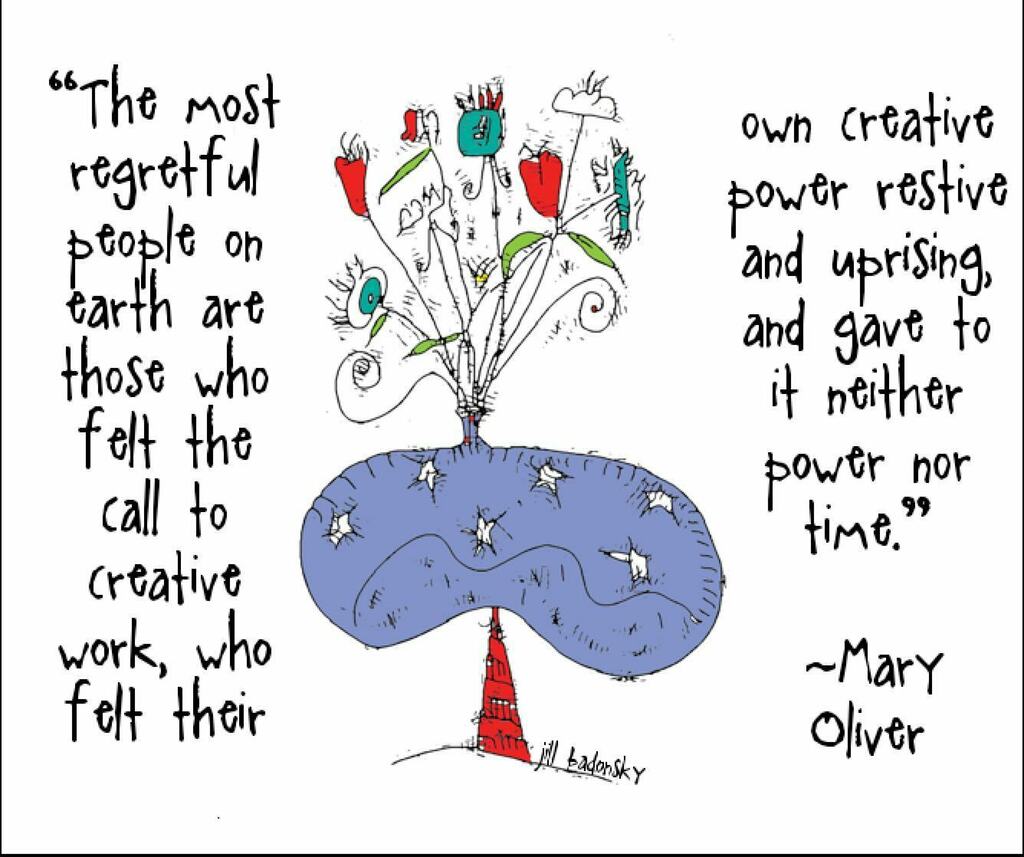 So true. Happy birthday, Mary Oliver. 