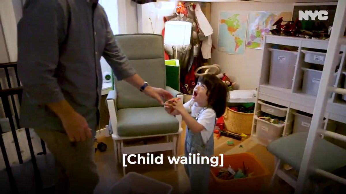 [Child wailing] with a shot of their other child throwing a tantrum. As someone who thinks about how media might make someone feel, I wonder how this child will feel when they’re old enough to see how they were used for this purpose (7/19)