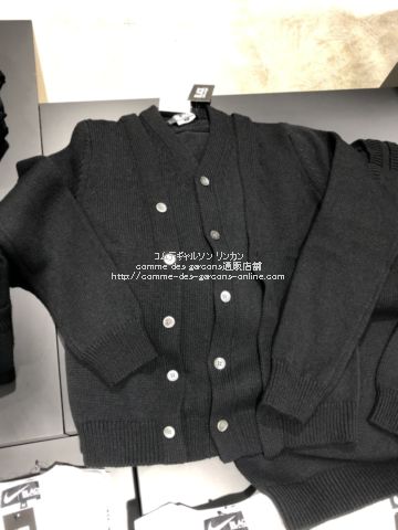 BLACK COMME des GARCONS ドッキングカーディガン | kensysgas.com