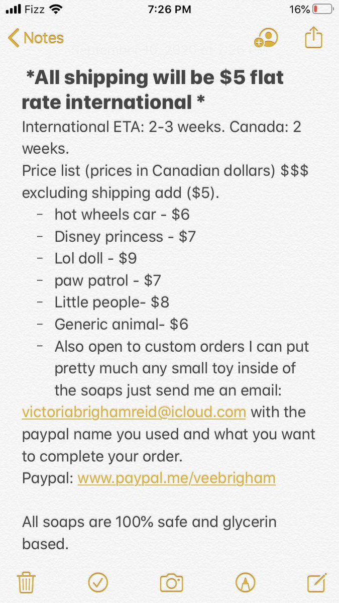 I’m starting a little business creating clear bars of soap for kids with a toy inside to promote hand washing during the pandemic with back to school & daycare. Once the bar gets low the toy will come out. It costs 0$ to retweet and help a single mom. Info to order in the pics 