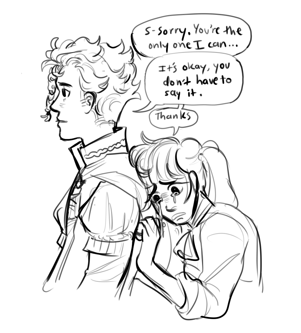 i love drawin hilda and claude as bffs, it's so fun!!
[#fe3h #fireemblem #FireEmblemThreeHouses #FireEmblem3Houses #ClaudeVonRiegan #hildavalentinegoneril] 