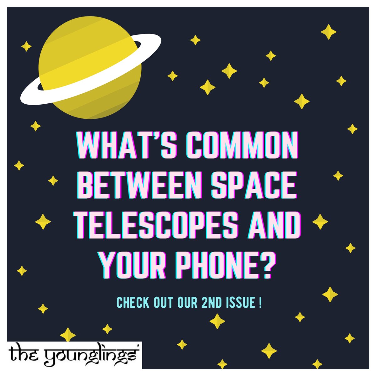 hum_younglings's tweet photo. Ever wondered 🤔how your mobile 📱phone senses rotation when you try reorienting the screen? You'd be amazed 🤩 to know that the #science behind is v. similar to that applied in making space telescopes 🔭. Know your phones better on page #9, Link in bio!
#space #STEM #learning https://t.co/ostkuTWRy6