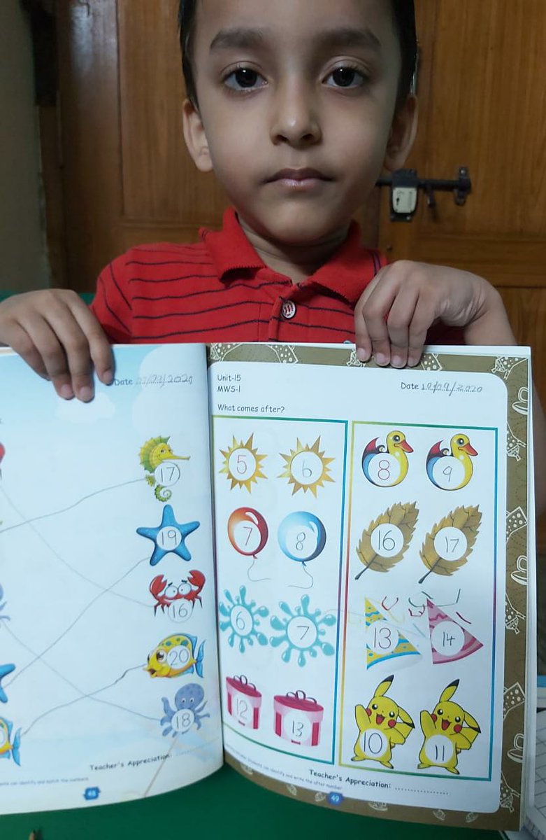 SAI_Edu_In's tweet image. The tremendous effort made by the little ones of KG I for reading and writing is commendable. They meticulously follow the instructions given virtually by the teachers to learn #phonetics and #sight_words.