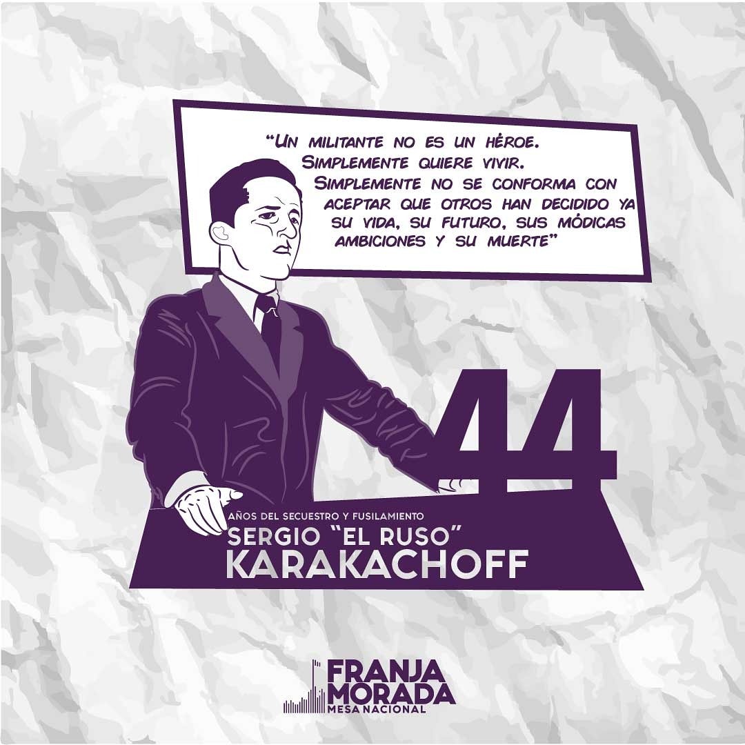 franjanacional's tweet photo. A 44 años del secuestro y fusilamiento del Ruso, seguimos convencides de que su lucha es la esencia de nuestra militancia, todos los días. https://t.co/FVHI22A9pV