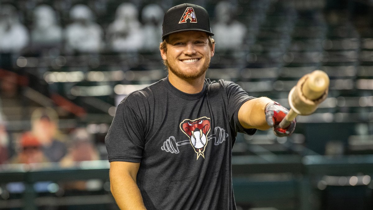 Dbacks's tweet photo. Getting our first look at @VanMeter15 tonight. 😃 https://t.co/kFvCM3UEXS