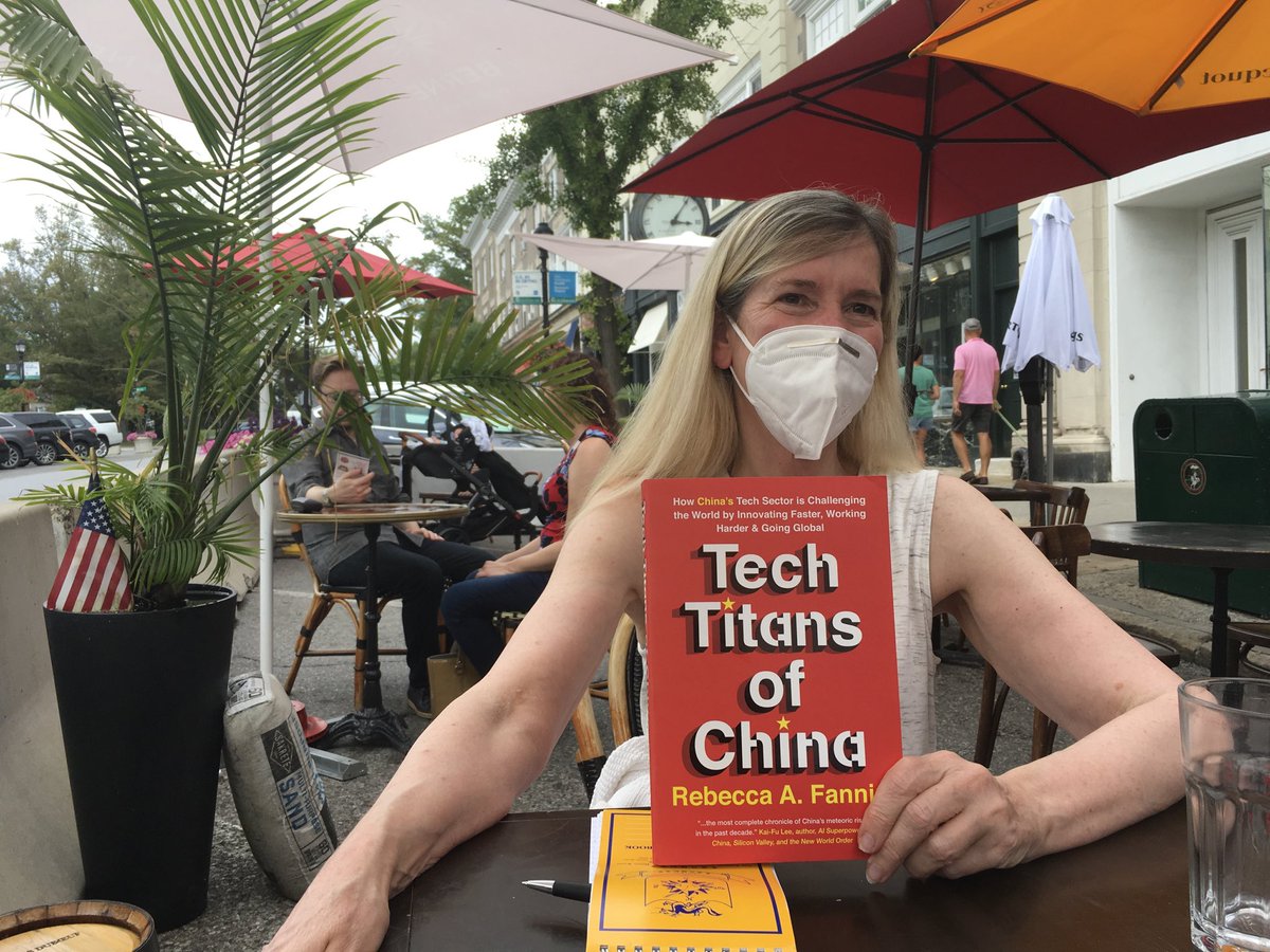 First publishing lunch in months today at Bistro V with author Rebecca Fannin on Greenwich Avenue....⁦<a href="/rfannin/">RebeccaFannin</a>⁩ ⁦<a href="/SiliconDragon/">SiliconDragon</a>⁩ ⁦⁦@NicholasBrealey⁩ @bistroVersailles