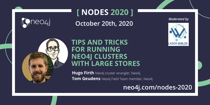 neo4j's tweet photo. Join Hugo Firth (@hugofirth) and Tom Geudens for their talk, "Tips and Tricks for running Neo4j clusters with large stores" at #NODES2020 on October 20!
Reserve your spot: https://t.co/1lfZDVo6ti
#Neo4j #Neo4jclusters #dataclusters https://t.co/7f9dNnewdo