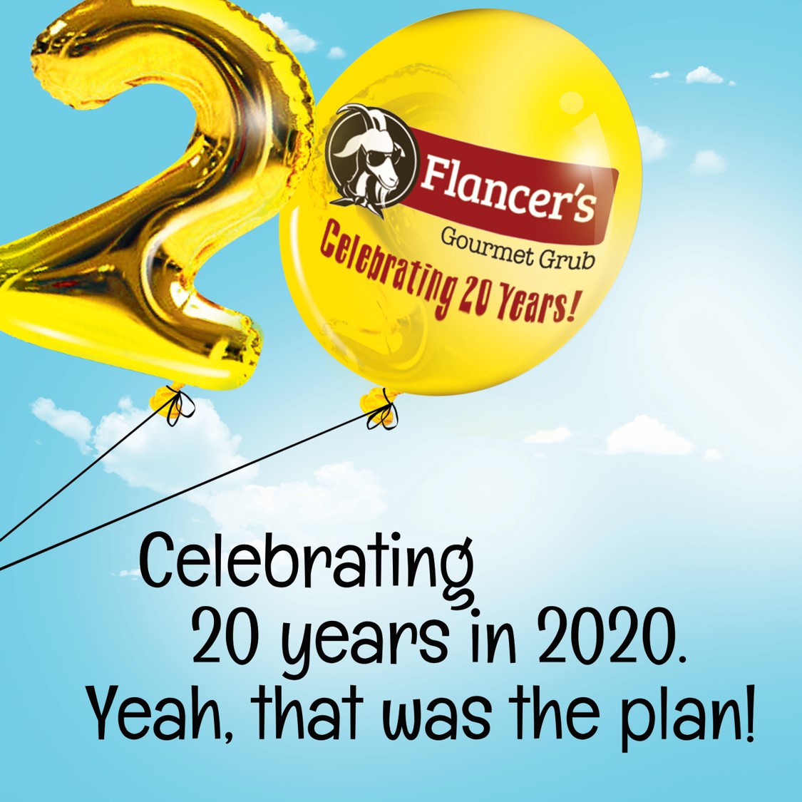 FlancersAZ's tweet photo. 20 years in 2020! Help us celebrate by visiting our open dining rooms in Mesa and Gilbert, AZ! #anniversary #yum #Arizona https://t.co/C8kGgom4AH