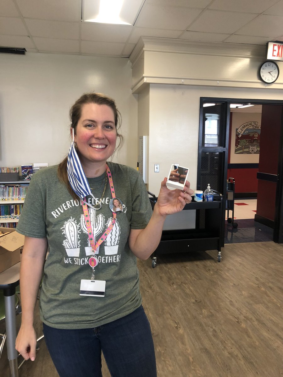 You know you have an AWESOME #librarymediaspecialist when she sees this awesome idea for 3D printing document cameras by @thingiverse and makes it happen for our teachers!  @awschwartz1 @RivertonLMC