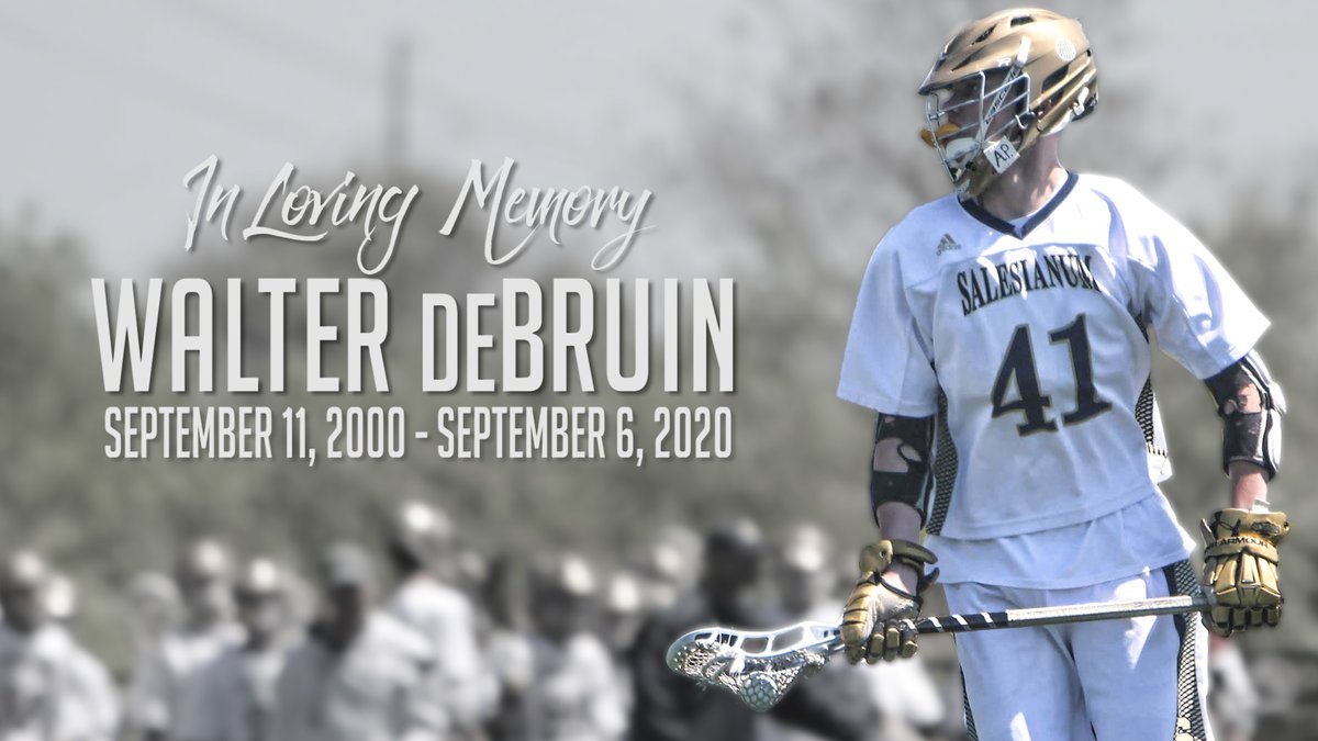salesianumlax's tweet photo. Great Brother, Great Teammate!  Gone to soon!
We will always have your back Walt!  https://t.co/YHWYQyKu3S https://t.co/QEunKpCoN2