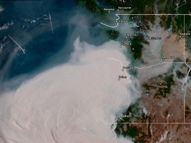 🤧 A “super massive” body of smoke is headed our way.

Air quality can have serious health effects, so you might want to keep a close eye on it.

Track the smoke ➡️ wasmoke.blogspot.com

Monitor the air ➡️ airnow.gov

Protect your health ➡️ tpchd.org/wildfiresmoke
