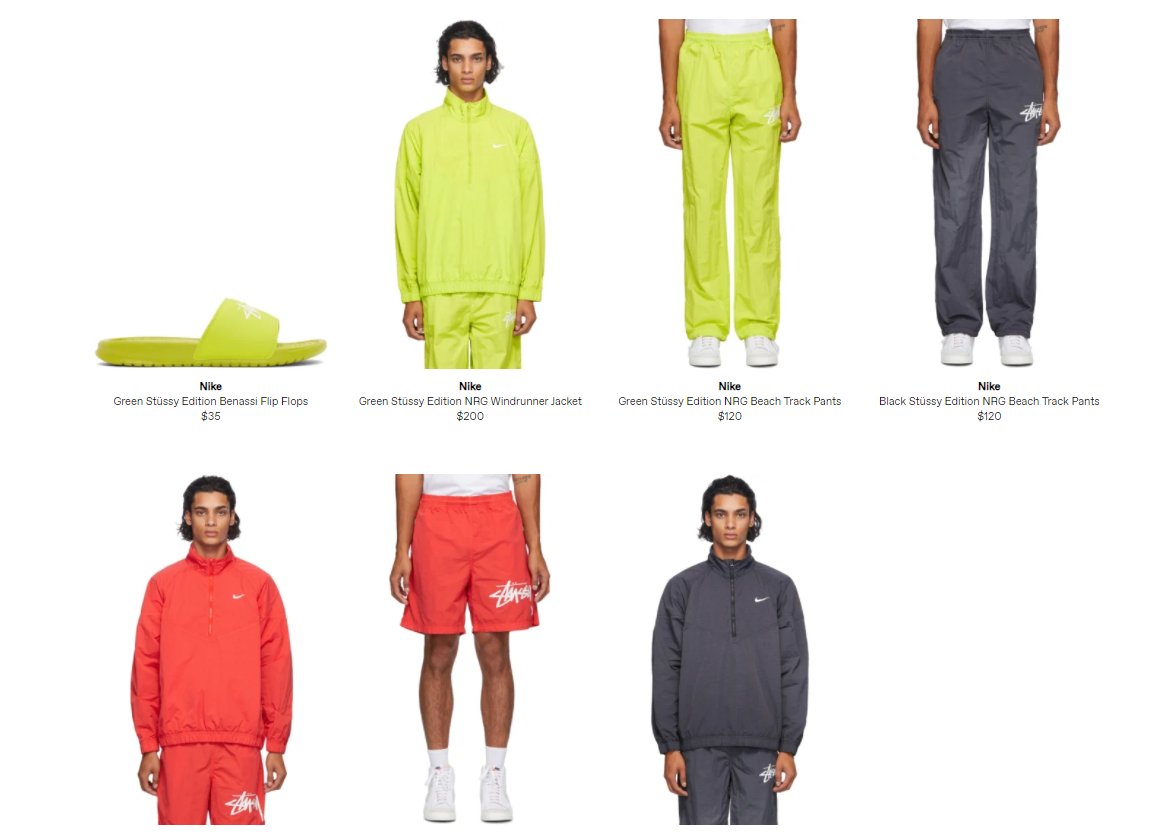 nike stussy ssense