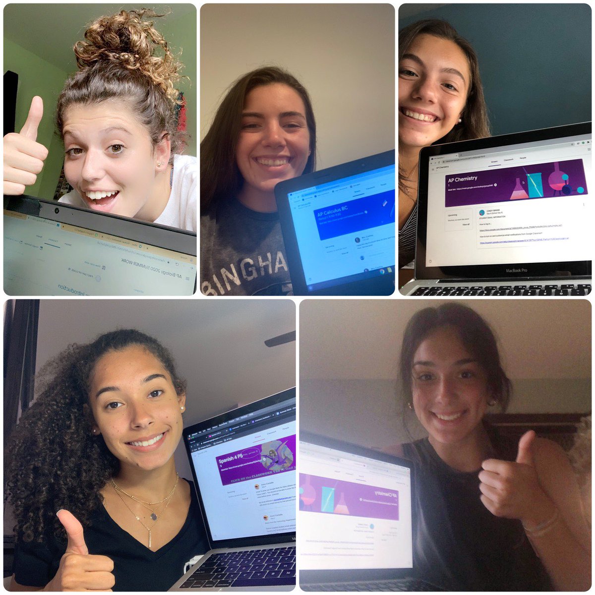 Last first day of school for our 5 seniors🏀📚❤️