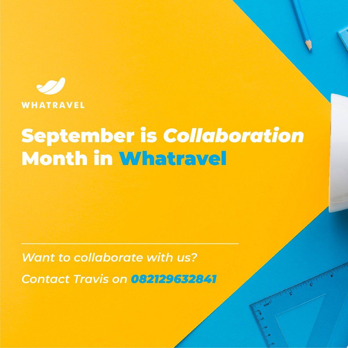 arievrahman's tweet photo. Bisnis perjalanan, adalah salah satu sektor bisnis yang paling terdampak akibat adanya pandemi ini, pun demikian bagi kami di @whatravel.

Tidak bisa jalan-jalan, kami pivot ke online event, dan berikut ini jadwal acaranya di bulan September.

Join or collaborate to support us! https://t.co/GgHB7bzaE6
