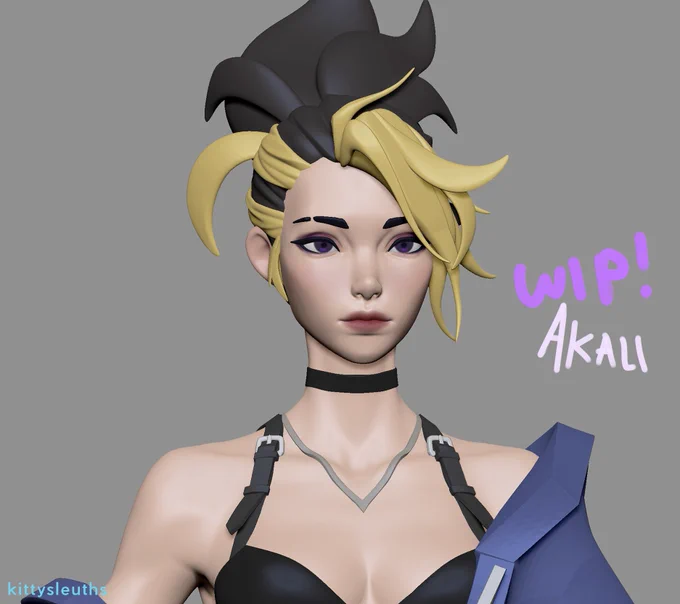 ???'Kali: Day 1-2 WIP ???

#KDA #KDACOMEBACK #Akali #LeagueOfLegends #ArtofLegends #TheBaddest 