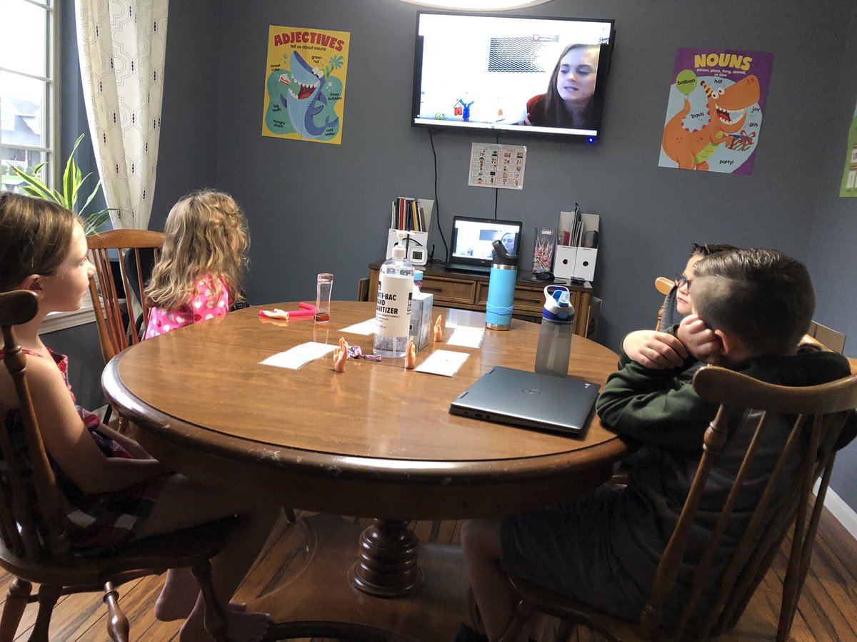 JessicaMytty's tweet photo. @mrsjanks virtual learning got real today! Lots of brainstorming and encouragement! https://t.co/yMVMIv3LGG