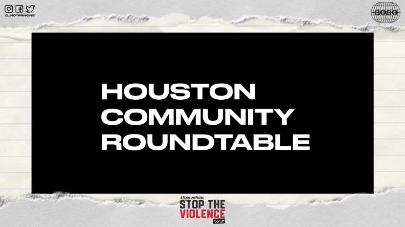 PureJustice_HTX's tweet image. Happy to join @revolveimpact @cjactionfund and @_notprisons in the Houston Community Roundtable this evening! We have a ton of work to do but we’re so much more powerful when we’re working together! #OrganizeForChange #CommunityFirst