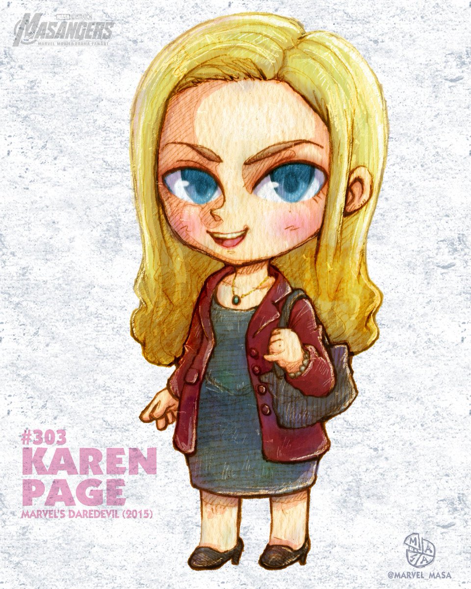 Masa Masangers 303 カレン ペイジ Karen Page Daredevil デアデビル Karenpage カレンペイジ Deborahannwoll デボラアンウォール Marvel マーベル Masangers マサンジャーズ Deborahannwoll T Co S57t8ht5l5