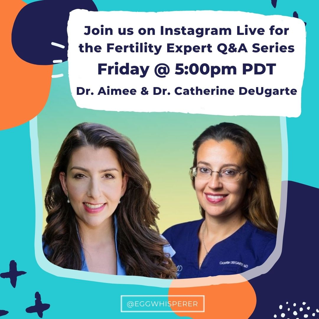 _EggWhisperer's tweet photo. Tomorrow, my best friend and fellow fertility doctor, Dr. Catherine DeUgarte is coming back for a fun Fertility Q&A session. Sheβs joining me live at 5:00pm.
To send in a question visit my site: https://t.co/lUJfusOCgz
#ttc #infertility #eggwhisperershow #fertilityquestions https://t.co/6Qln210PV0