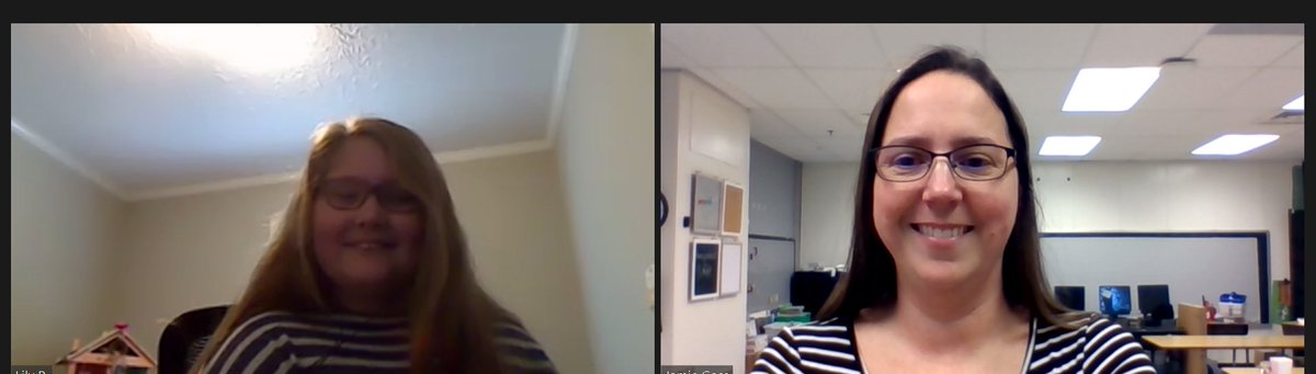 Virtual twinning FTW. Stripes rock! <a href="/keheleycomets/">Keheley Comets</a> #lovetothinkhere