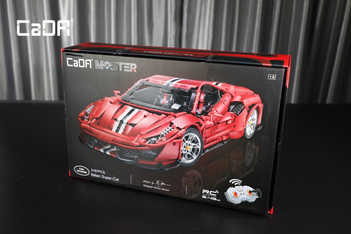 DOUBLEE_CaDA's tweet photo. The set is a creation of Bruno J, a Moc designer from Germany, who is famous within the international building bricks community. In 2018 with his original build of the McLaren Moc...https://t.co/Frsa7kdeLq #c61042 #cadabricks #moc #c61042w #legolike #supercars #designer https://t.co/RvUvXcKDkn