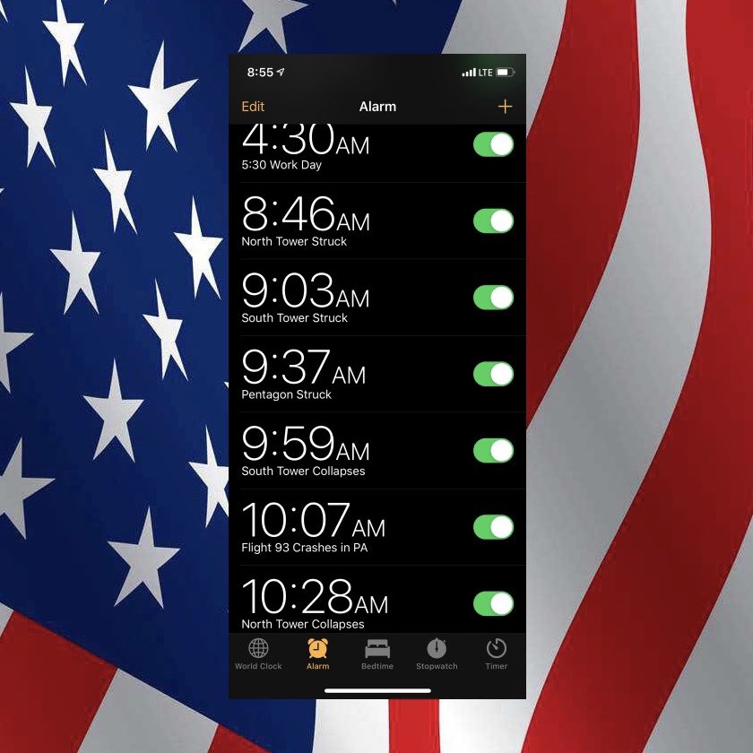My nightly routine was much the same tonight as every other night.  But when it came time to set my alarm for in the morning, I added a few more alarms that are of great importance to me and hopefully everyone reading this. 

I have not forgotten.