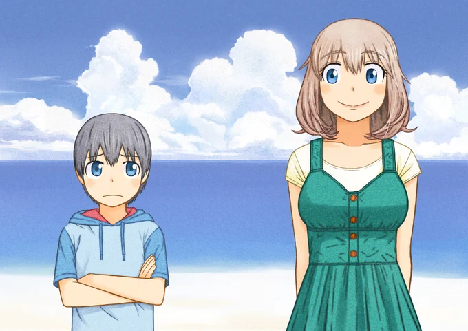 【告知】拙作「みつば君はあにヨメさんと。」コミックス第1巻ですがamazonでは紙版のコミックスの予約も始まってます。ちなみに紙版をご購入予定の方には朗報だと思うのですが、第1話の巻頭のカラー4ページが紙版コミックスでもカラーで収録されるそうです。お楽しみに。  