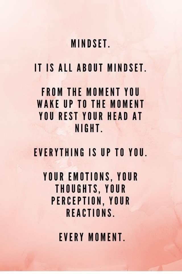 Mindset!