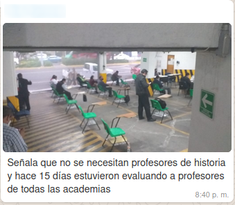 herodoto99's tweet photo. El @IEMS_CDMX niega recontratación a Maité Espinosa porque dice que no se necesitan maestros, pero abrió convocatorias. #Recontratación_a_Maité @Claudiashein @Rosaura_Ruiz_  @lajornadaonline @AristeguiOnline @rochaperiodista https://t.co/Jto1hKySHW