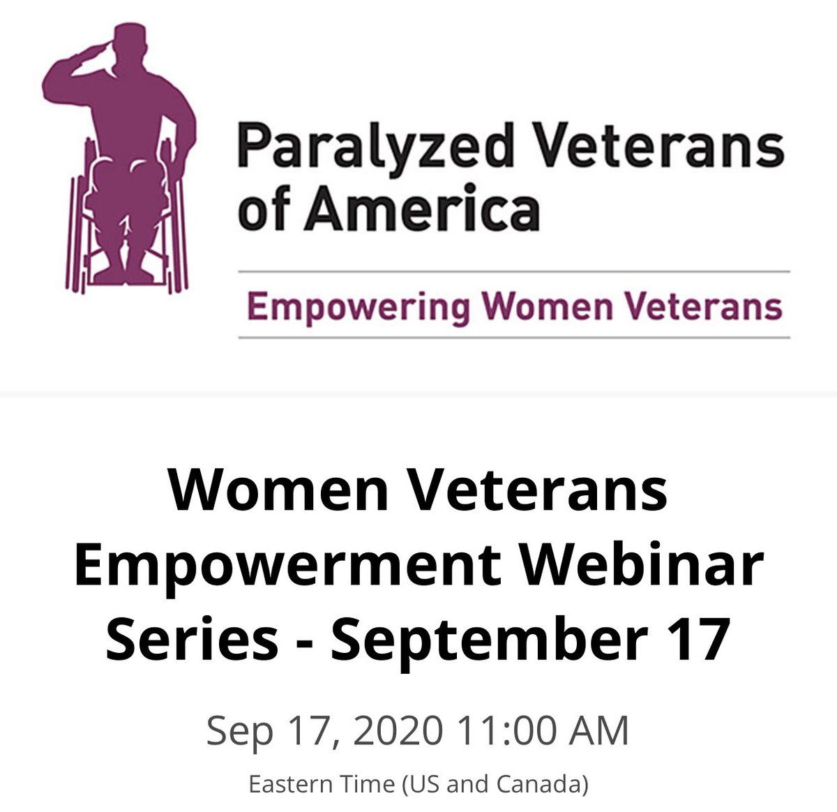 Don’t forget to join us next Thursday for our How to be an Advocate webinar! pva.zoom.us/webinar/regist…