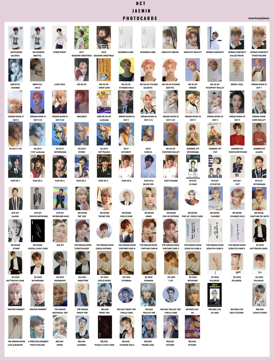 buddyxbbh's tweet photo. ตามหาการ์ดแจมิน ใบไหนก็ได้ค่า🥺 
#ตลาดนัดnct #ตลาดนัดnctdream #ตลาดนัดอซทซ #ตลาดนัดnctzen #ตลาดนัดอซทดรีม #การ์ดแจมิน https://t.co/H7ycCGLd60