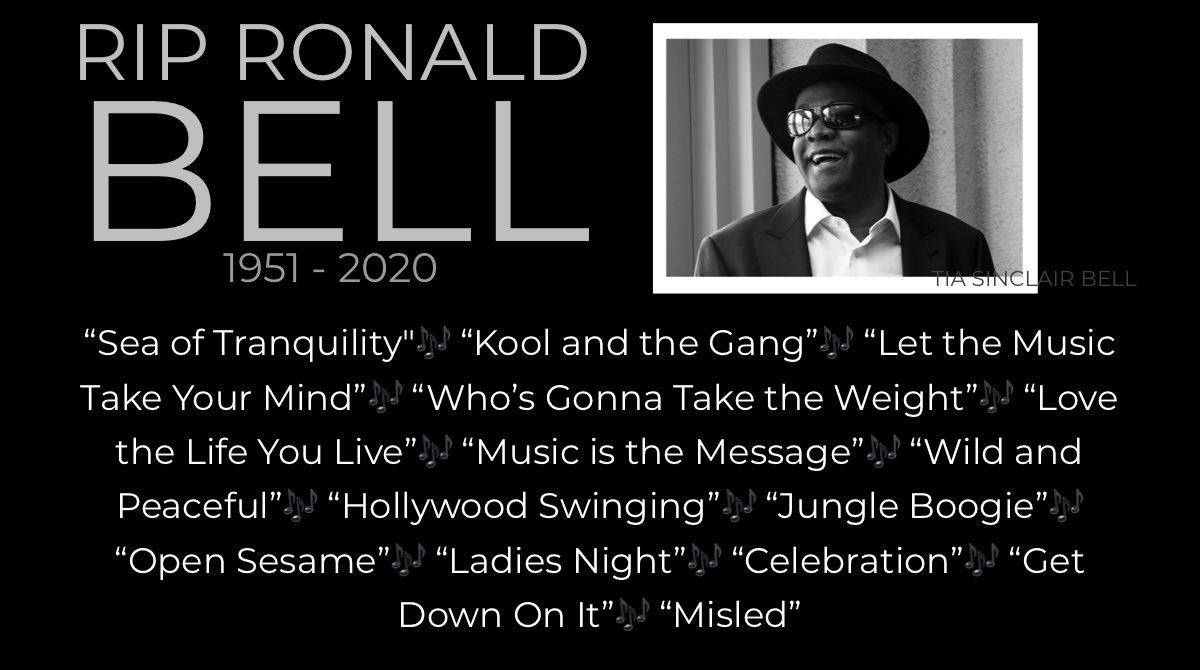 nesportsfw's tweet photo. Legend lost 😞 Kool and the Gang’s co-founder Ronald Bell has left us, and quite certain his music has touched us all! so many musical gifts.  RIP. #koolandthegang #celebration https://t.co/zwzmMhQaeM