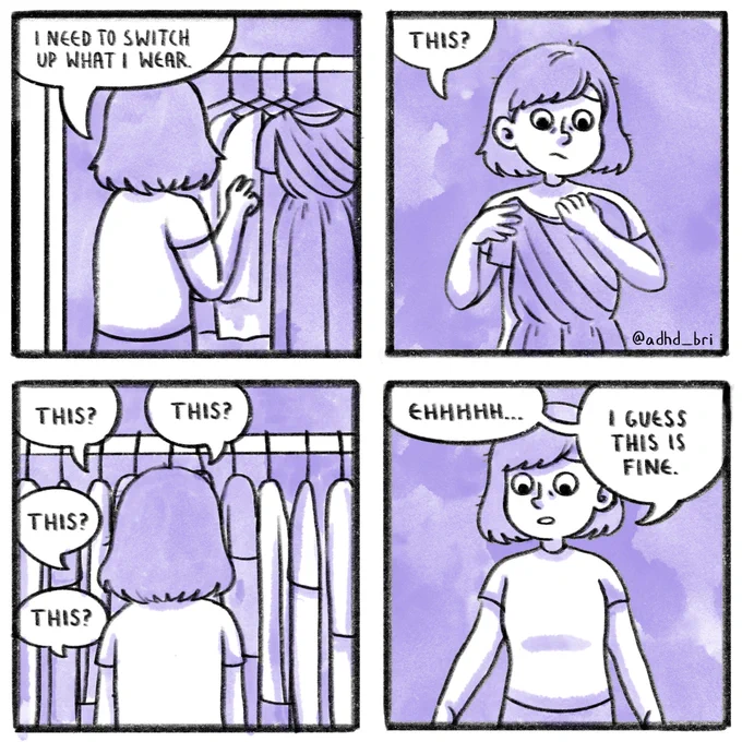 So many options, nothing to wear. 