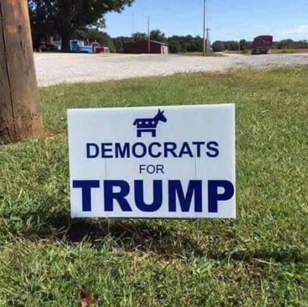 bfraser747's tweet image. If you're a DEMOCRAT don't let FAKE NEWS insult you by not letting you think for yourself. Stand up and take a close look why millions of people are leaving the Democrat party and supporting President @realDonaldTrump