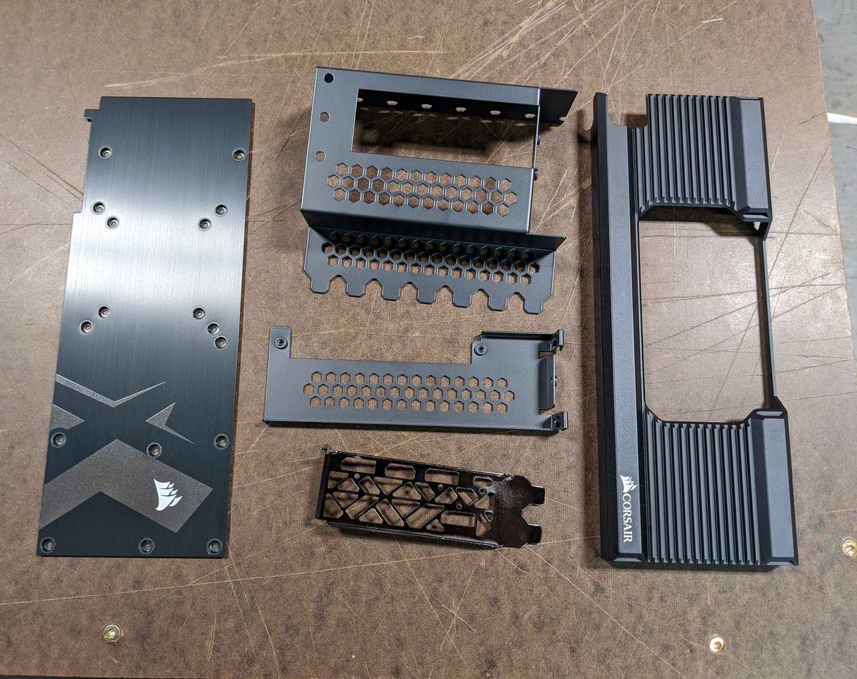 ModMyMods's tweet photo. Off to get stripped and powdercoated!
Who can guess what color it will be when it returns?
#powdercoating #hydrox #PCI #GPU #GraphicsCard #Corsair #watercooling #VerticalGPU #VerticalMount #CustomService #DIY #ModMyMods #Modded #modified #CustomBuild https://t.co/NBXtTsXpKc