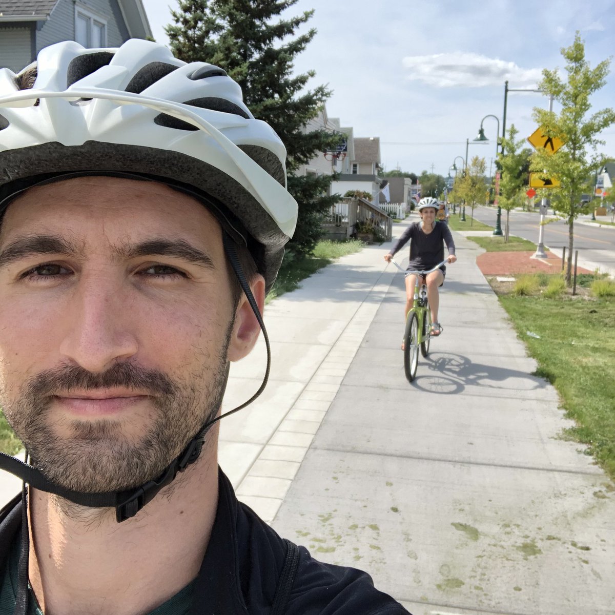 My wife and I got some time in the Traverse City area too. A must-visit if you’re headed to MI. The improvements to 8th Street were great to see. And older gentleman passed us while riding saying “Aren’t these great?! We need these lanes all over the city!”