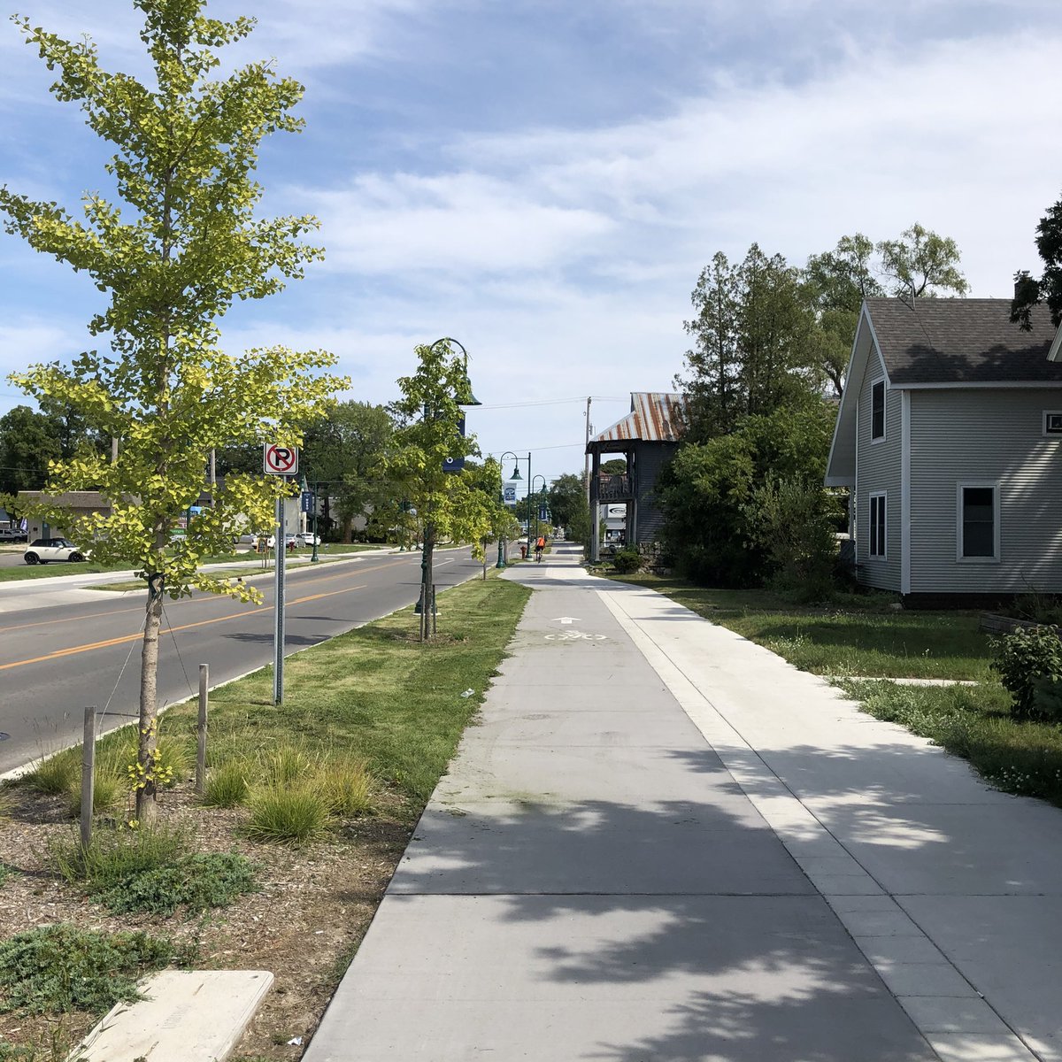 My wife and I got some time in the Traverse City area too. A must-visit if you’re headed to MI. The improvements to 8th Street were great to see. And older gentleman passed us while riding saying “Aren’t these great?! We need these lanes all over the city!”