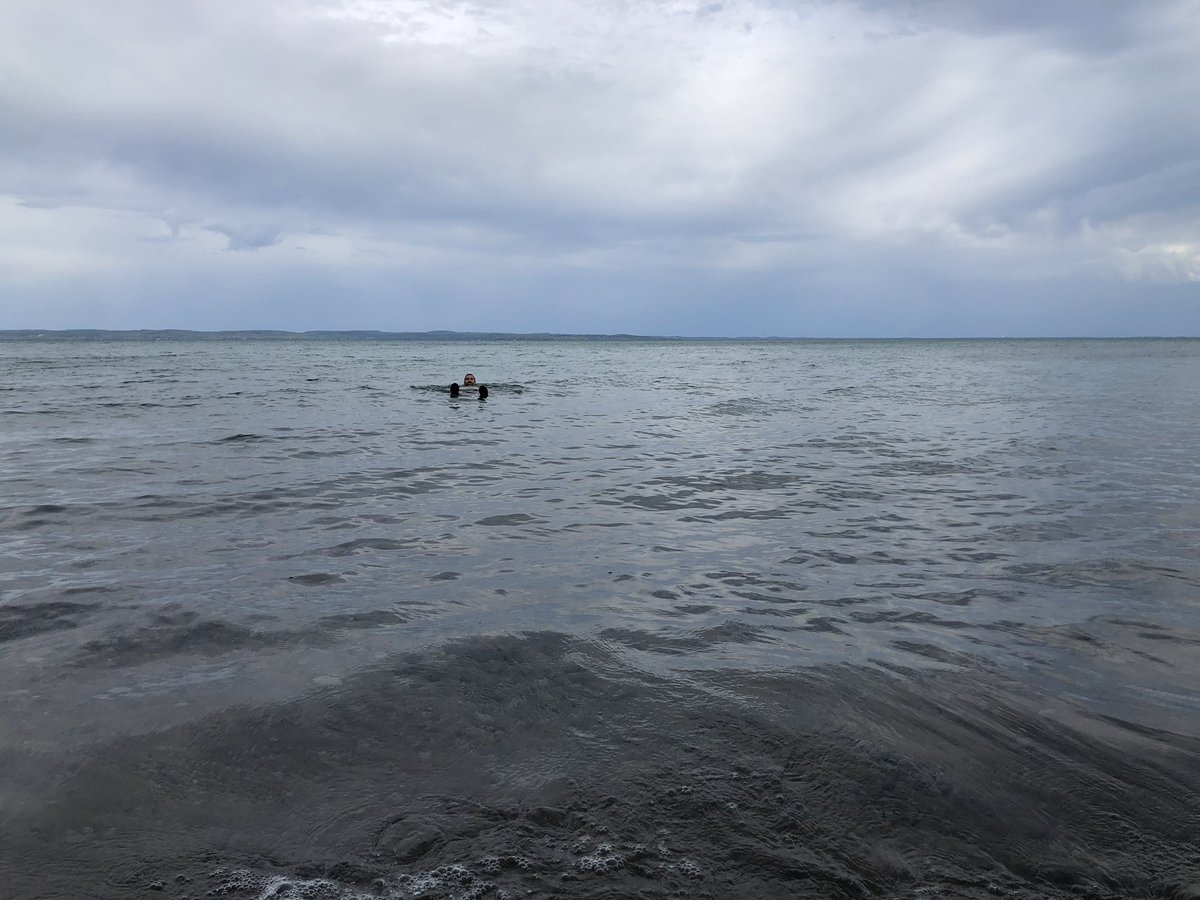 The trip wouldn’t haven been complete without jumping into Lake Michigan. A ride to the end of Old Mission did the trick. 