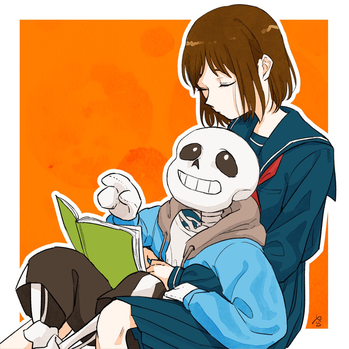 underflatale's tweet photo. くつろぐサンフリ https://t.co/t1IPfVGWFO