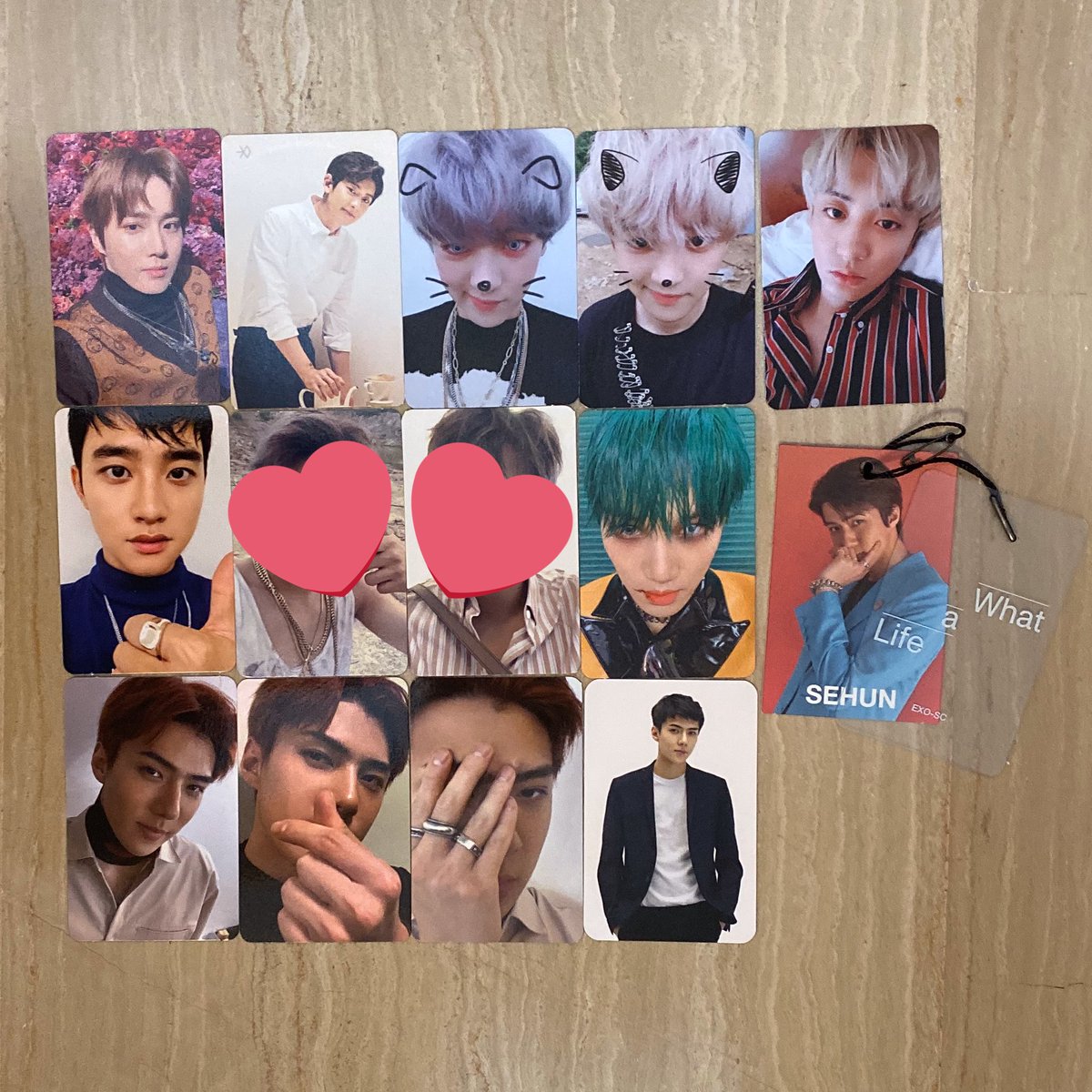 baekingsale's tweet photo. [WTS] EXO Photocards

Suho Junmyeon
Moderato $3

Chanyeol
Universe Mug (very rare) $50
Moderato $12
Allegro $12
Andante $12

Kyungsoo D.O.
Allegro $7

Kai Jongin
Obsession X $9

Sehun
Moderato $12
Allegro $12
Andante $12
Japan Visa PC (limited) QYOP
What a Life tag $3

#EXO #WTS https://t.co/zRaHF1JITj
