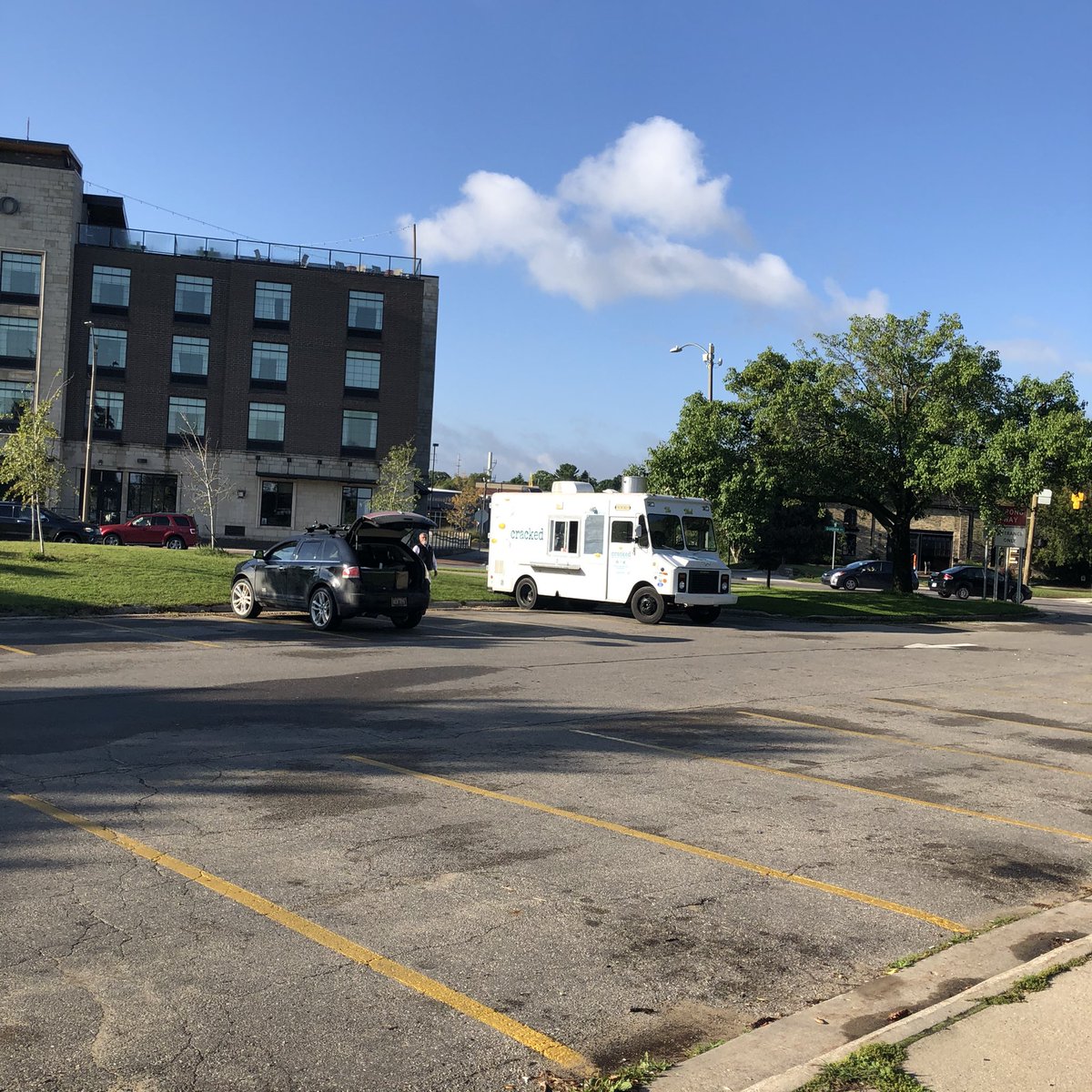 A few other things about Traverse City: they allow food trucks to park in city parks. Convenient w/ many municipal lots along the shoreline and downtown.More contemporary buildings being built; the Morgan Farms development has a mix of housing types; new development everywhere!